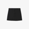 THE KOOPLES Side-pocket Cropped Wool Mini Skirt -Whistles Store R04127977 BLA01 M