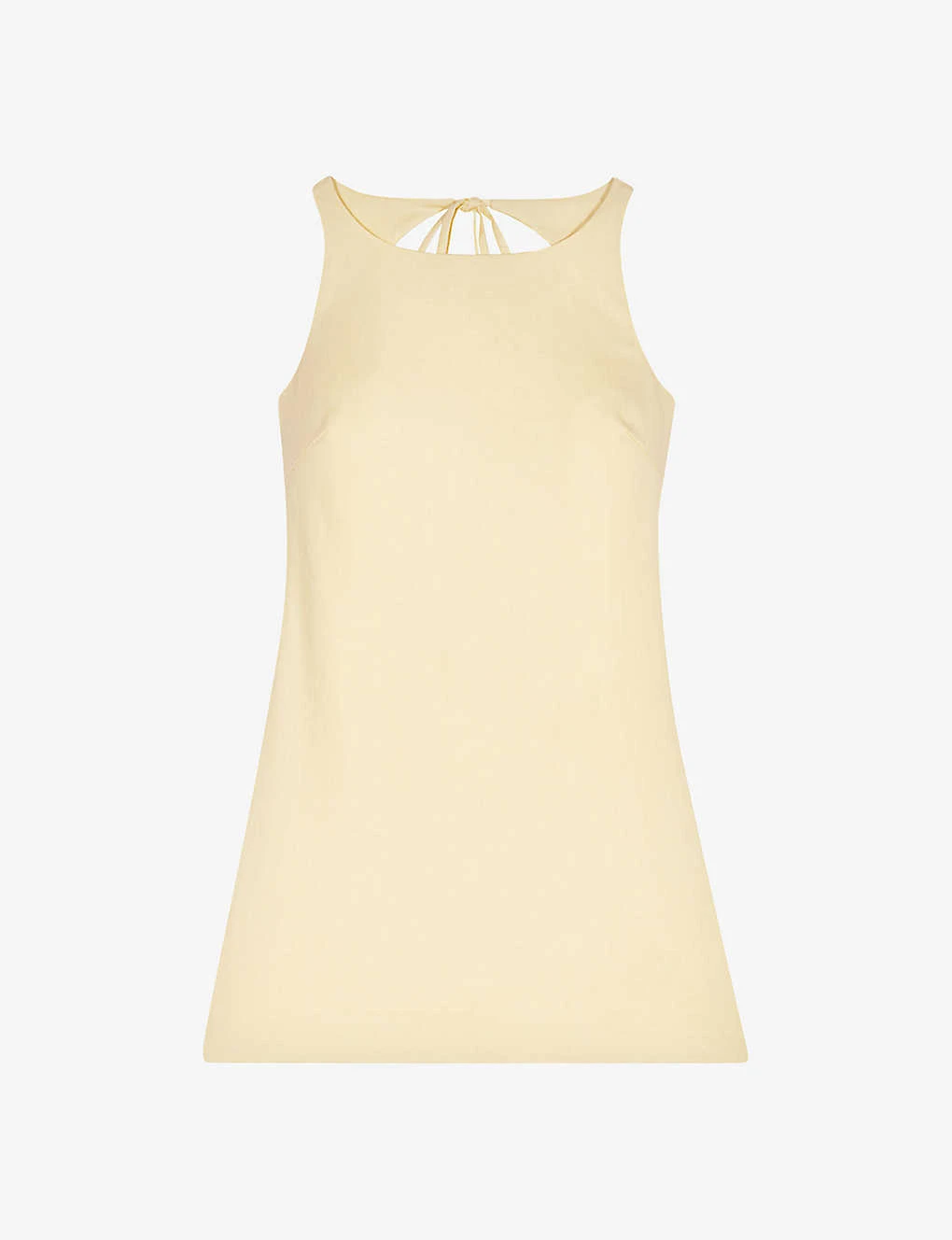 Maje Open Back Straight-cut Cotton-blend Mini Dress 3 Maje Open Back Straight-cut Cotton-blend Mini Dress