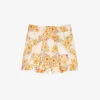 Maje Floral Print High-rise Cotton Shorts