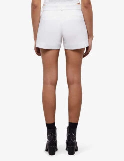 THE KOOPLES Low-rise Tailored Stretch-woven Shorts -Whistles Store R04136828 ECR01 ALT03