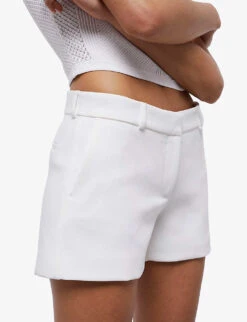 THE KOOPLES Low-rise Tailored Stretch-woven Shorts -Whistles Store R04136828 ECR01 ALT04