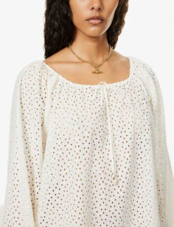 Marysia Moab Relaxed-fit Cotton Dress -Whistles Store R04140982 CREMA ALT04