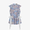 Ted Baker Audriar Woven Top -Whistles Store R04141716 BLUE M