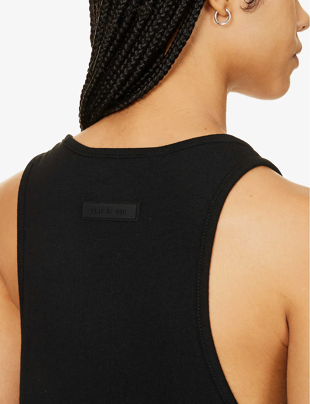 ESSENTIALS Brand-print Cotton-blend Top 7 ESSENTIALS Brand-print Cotton-blend Top - Image 5