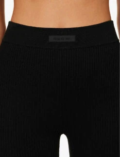 ESSENTIALS Sport High-rise Knitted Shorts -Whistles Store R04142431 JETBLACK ALT04