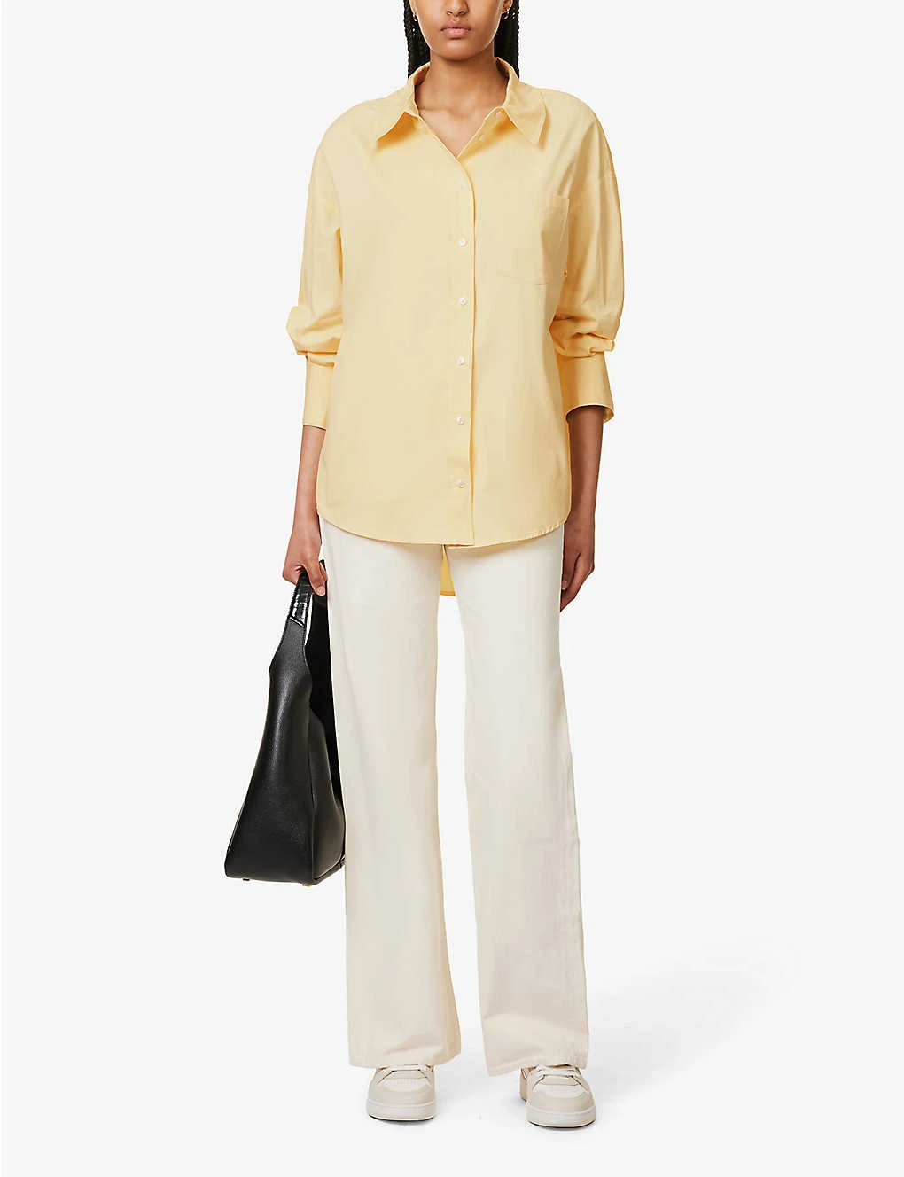 ANINE BING Mika Relaxed-fit Cotton Shirt 4 ANINE BING Mika Relaxed-fit Cotton Shirt - Image 2