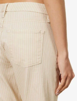 FRAME Le Crop Mini Boot Boot-cut Mid-rise Jeans -Whistles Store R04146386 SANDMULTI ALT05