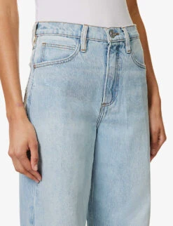 FRAME Le High ‘N’ Tight Wide-leg High-rise Recycled Cotton-blend Denim Jeans -Whistles Store R04146393 LEGACYCHEW ALT05