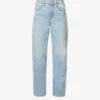 FRAME Le High ‘N’ Tight Wide-leg High-rise Recycled Cotton-blend Denim Jeans -Whistles Store R04146393 LEGACYCHEW M