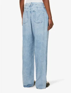 GOOD AMERICAN Good ‘90s Weightless Straight-leg Mid-rise Lyocell-blend Jeans 13 GOOD AMERICAN Good ‘90s Weightless Straight-leg Mid-rise Lyocell-blend Jeans -Whistles Store R04147920 INDIGO396 ALT04