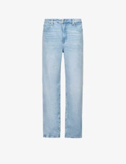 GOOD AMERICAN Good ‘90s Weightless Straight-leg Mid-rise Lyocell-blend Jeans