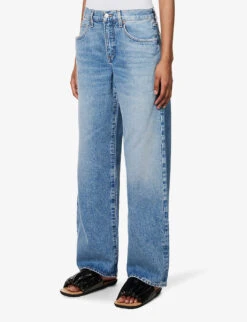 AGOLDE Fusion Wide-leg High-rise Organic-denim Jeans 11 AGOLDE Fusion Wide-leg High-rise Organic-denim Jeans -Whistles Store R04148464 RENOUNCEINDIGO ALT02