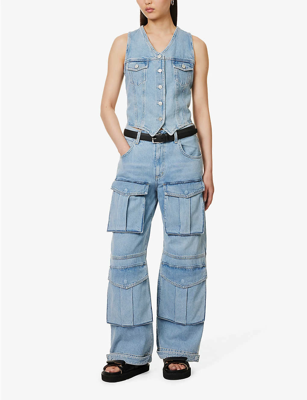 AGOLDE Tex Wide-leg Organic-denim-blend Jeans 4 AGOLDE Tex Wide-leg Organic-denim-blend Jeans - Image 2