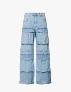 AGOLDE Tex Wide-leg Organic-denim-blend Jeans