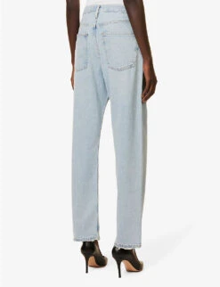 AGOLDE 90s Straigh-leg Mid-rise Organic-cotton And Lyocell-blend Denim Jeans -Whistles Store R04148473 REPUTATIONVINTIND ALT03