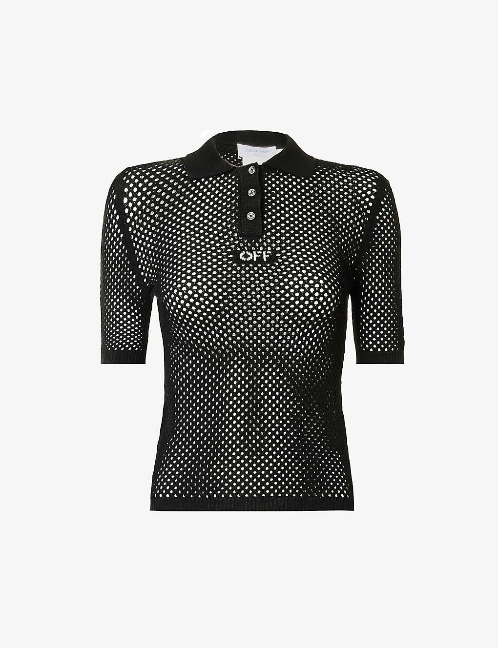Logo-print Slim-fit Knitted Polo Shirt 3 Logo-print Slim-fit Knitted Polo Shirt