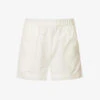 Emery Mid-rise Cotton And Linen-blend Shorts -Whistles Store R04149655 STONE M