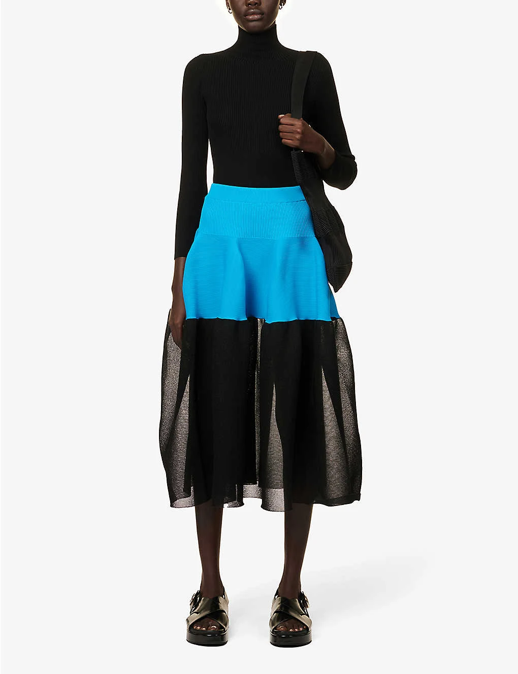 Pottery Mid-rise Recycled-polyester Midi Skirt 4 Pottery Mid-rise Recycled-polyester Midi Skirt - Image 2