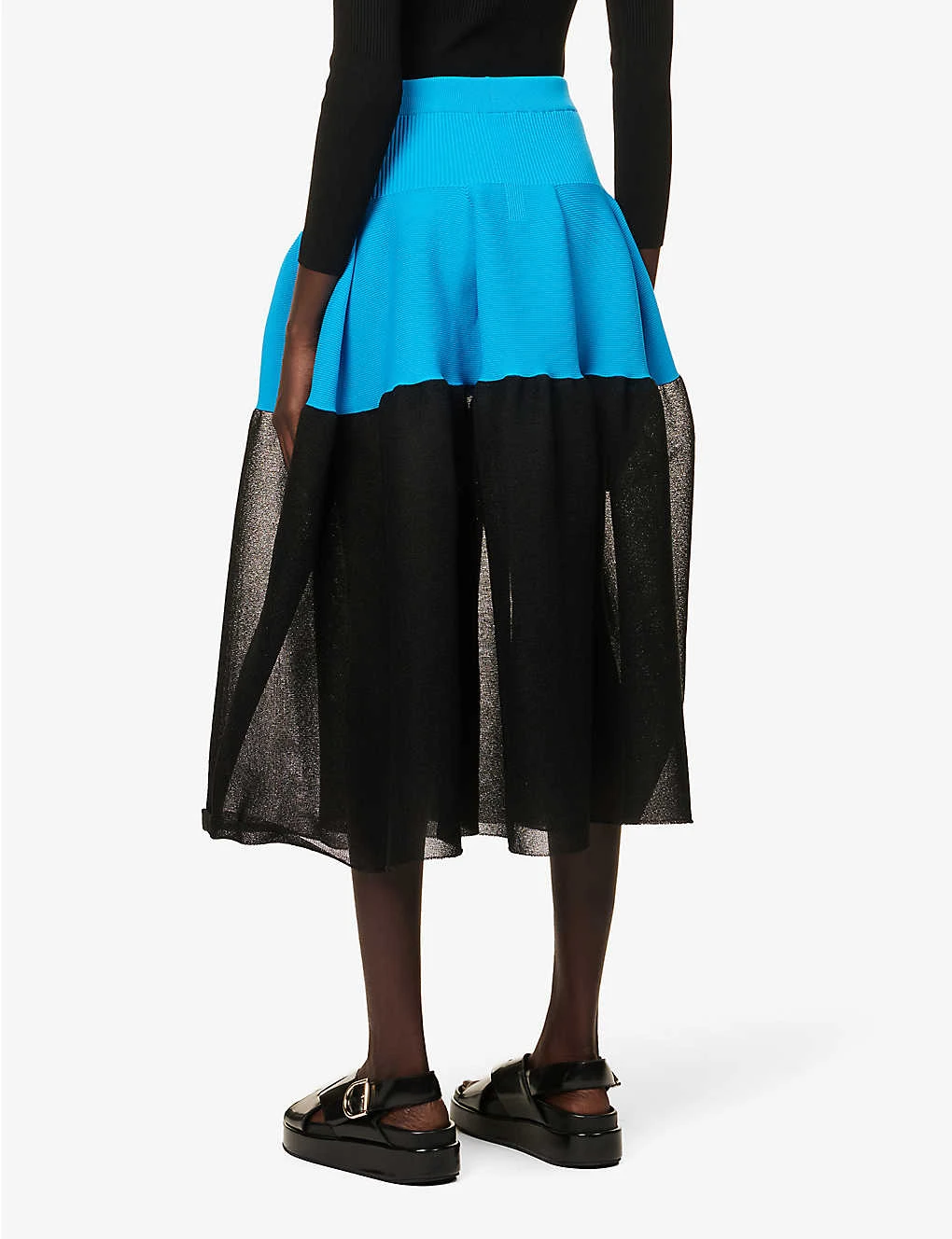 Pottery Mid-rise Recycled-polyester Midi Skirt 6 Pottery Mid-rise Recycled-polyester Midi Skirt - Image 4