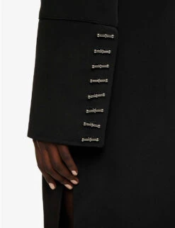 Saint Mary Round-neck Silk Midi Dress 12 Saint Mary Round-neck Silk Midi Dress -Whistles Store R04151421 BLACK ALT04