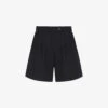 Fidel Tabbed Linen Shorts -Whistles Store R04151537 BLACK M