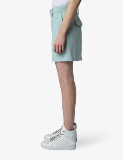 Zadig & Voltaire Please Pressed-crease Woven Shorts 9 Zadig & Voltaire Please Pressed-crease Woven Shorts -Whistles Store R04151943 CELADON ALT02