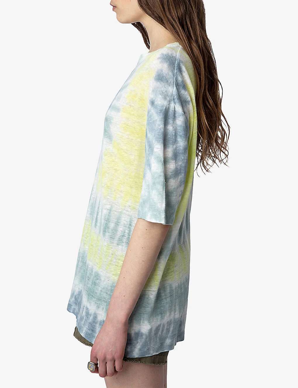 Zadig & Voltaire Suzy Tie-dye Linen T-shirt 5 Zadig & Voltaire Suzy Tie-dye Linen T-shirt - Image 3