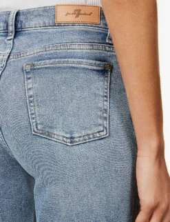 7 For All Mankind Cropped Alexa Straight-leg Mid-rise Stretch-denim Jeans -Whistles Store R04152114 LUXEVINTAGESELFMADE ALT05