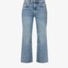 7 For All Mankind Cropped Alexa Straight-leg Mid-rise Stretch-denim Jeans -Whistles Store R04152114 LUXEVINTAGESELFMADE M