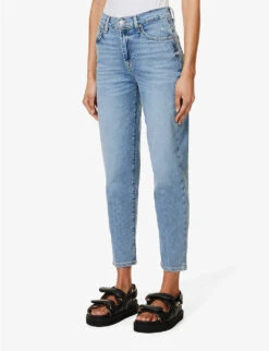 7 For All Mankind Malia Luxe Vintage Skinny High-rise Stretch-denim Jeans -Whistles Store R04152118 LUXEVINTAGEMUST ALT02