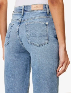 7 For All Mankind Malia Luxe Vintage Skinny High-rise Stretch-denim Jeans -Whistles Store R04152118 LUXEVINTAGEMUST ALT04