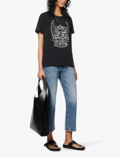 7 For All Mankind Logan Stovepipe Straight-leg Mid-rise Stretch-denim Jeans -Whistles Store R04152129 PLAYTIME ALT01