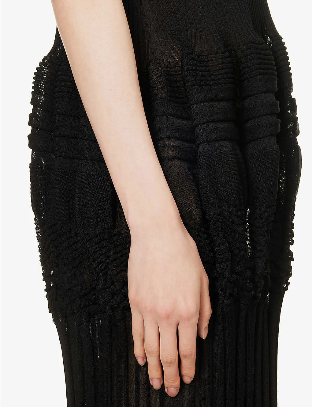 Issey Miyake Assemblage Pleated Knitted Mini Dress 7 Issey Miyake Assemblage Pleated Knitted Mini Dress - Image 5