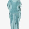 Issey Miyake Imprint Ribbed Rayon-blend Midi Dress -Whistles Store R04152499 LIGHTBLUE M