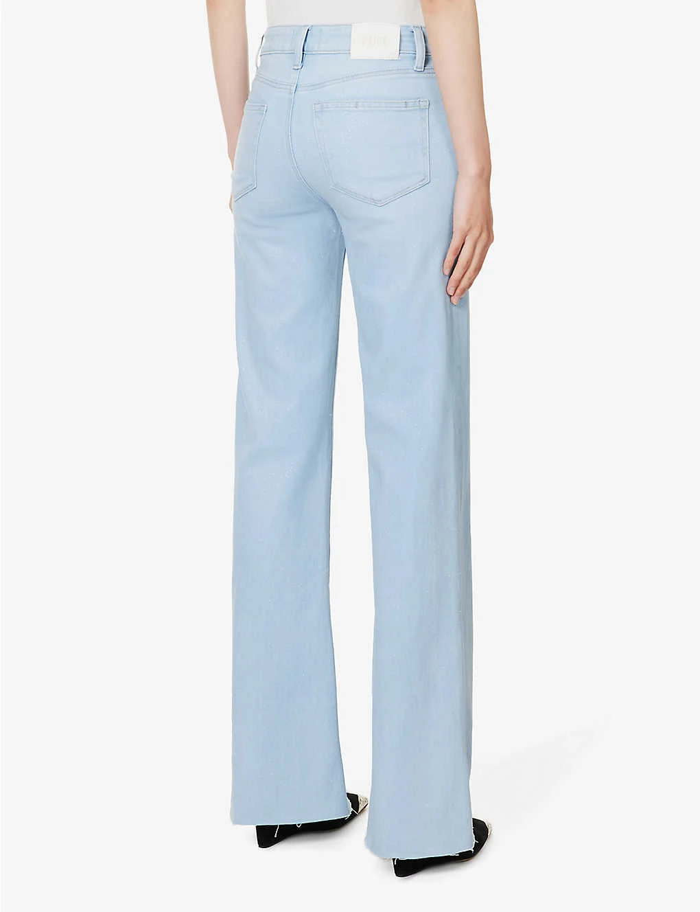 Paige Leenah Flared Mid-rise Denim-blend Jeans 6 Paige Leenah Flared Mid-rise Denim-blend Jeans - Image 4