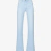Paige Leenah Flared Mid-rise Denim-blend Jeans -Whistles Store R04153161 INDIGOGLITZCOATING M