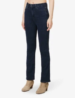 Paige Claudine Flared-leg High-rise Stretch-denim Jeans -Whistles Store R04153201 ASTER ALT02