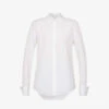 Sportmax Oste Curved-hem Regular-fit Cotton Shirt 1 Sportmax Oste Curved-hem Regular-fit Cotton Shirt -Whistles Store R04158877 OPTICALWHITE M