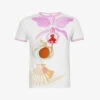 Loewe Maruja Mallo Floral-pattern Stretch-cotton T-shirt -Whistles Store R04159263 WHITEMULTICOLOR M