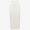 Reiss Fern Knitted Linen-blend Midi Skirt 2 Reiss Fern Knitted Linen-blend Midi Skirt -Whistles Store R04160640 CREAM M