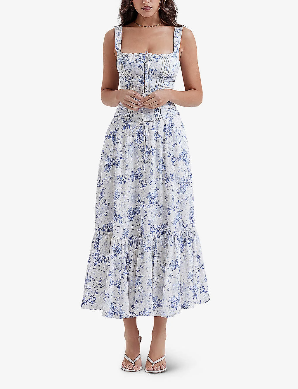 Aitana Floral-print Woven Maxi Skirt 4 Aitana Floral-print Woven Maxi Skirt - Image 2