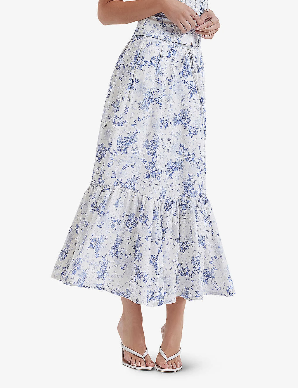 Aitana Floral-print Woven Maxi Skirt 7 Aitana Floral-print Woven Maxi Skirt - Image 5