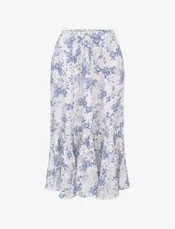 Aitana Floral-print Woven Maxi Skirt