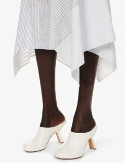 STELLA MCCARTNEY Striped Asymmetric-hem Cotton-poplin Midi Dress 13 STELLA MCCARTNEY Striped Asymmetric-hem Cotton-poplin Midi Dress -Whistles Store R04160782 MULTICOLOR8485 ALT05