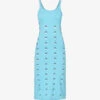 Canopy Cut-out Cotton-knitted Midi Dress -Whistles Store R04161060 LIDOBLUE M