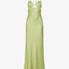 BEC + BRIDGE Kai Cut-out Satin Maxi Dress -Whistles Store R04161119 PEARSORBET M