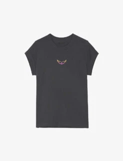 Zadig & Voltaire Anya Moon Logo-print Cotton T-shirt