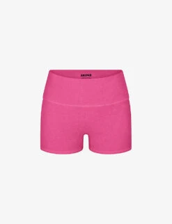 Terry Lounge High-rise Stretch-modal Shorts