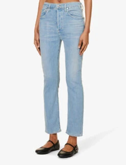 CITIZENS OF HUMANITY Jolene Whiskered High-rise Slim-leg Stretch-denim Jeans 11 CITIZENS OF HUMANITY Jolene Whiskered High-rise Slim-leg Stretch-denim Jeans -Whistles Store R04164580 PIXIE ALT02