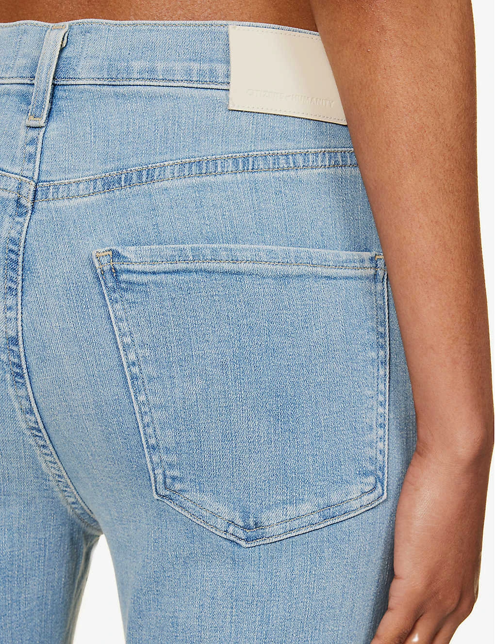 CITIZENS OF HUMANITY Jolene Whiskered High-rise Slim-leg Stretch-denim Jeans 7 CITIZENS OF HUMANITY Jolene Whiskered High-rise Slim-leg Stretch-denim Jeans - Image 5